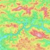 Topografische Karte Seger an der Sau, Höhe, Relief