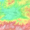 Topografische Karte Düzce merkez, Höhe, Relief