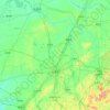 Topografische Karte Changchun, Reliefkarte, Höhenkarte
