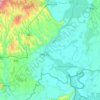 Topografische Karte Komitat Baranya, Höhe, Relief