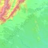 Topografische Karte Caquetá, Reliefkarte, Höhenkarte