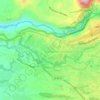 Topografische Karte Olímpica, Höhe, Relief