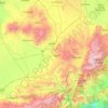 Topografische Karte Niğde, Reliefkarte, Höhenkarte