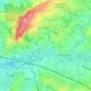 Topografische Karte Galmaarden, Reliefkarte, Höhenkarte