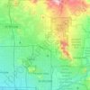 Topografische Karte Scottsdale, Höhe, Relief