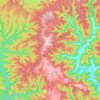 Topografische Karte Kulnura, Höhe, Relief
