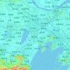 Topografische Karte 常州市 / Changzhou, Reliefkarte, Höhenkarte