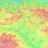 Topografische Karte Navarre, Reliefkarte, Höhenkarte