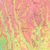 Topografische Karte 迪庆藏族自治州, Höhe, Relief