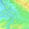 Topografische Karte Anvers, Reliefkarte, Höhenkarte