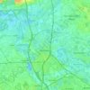 Topografische Karte Malines, Reliefkarte, Höhenkarte