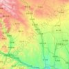 Topografische Karte 永登县, Reliefkarte, Höhenkarte