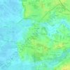 Topografische Karte Moorrege, Höhe, Relief