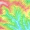 Topografische Karte Prelà, Höhe, Relief