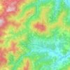 Topografische Karte Bedonia, Höhe, Relief