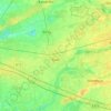 Topografische Karte Geel, Reliefkarte, Höhenkarte