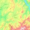 Topografische Karte Mogotes, Reliefkarte, Höhenkarte