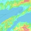Topografische Karte Gelibolu, Reliefkarte, Höhenkarte