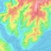 Topografische Karte Beyoğlu, Reliefkarte, Höhenkarte