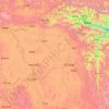 Topografische Karte མཛོད་དགེ་རྫོང་ 若尔盖县, Höhe, Relief