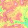 Topografische Karte Kars, Reliefkarte, Höhenkarte