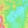 Topografische Karte Fukushima, Höhe, Relief