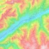 Topografische Karte Gundis, Höhe, Relief