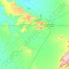 Topografische Karte Oljato-Monument Valley, Höhe, Relief