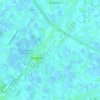 Topografische Karte Damme, Reliefkarte, Höhenkarte