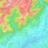 Topografische Karte Cesiomaggiore, Höhe, Relief