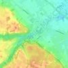 Topografische Karte Itterbeek, Reliefkarte, Höhenkarte