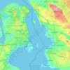 Topografische Karte Öresund, Höhe, Relief