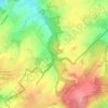 Topografische Karte Bos Ter Rijst, Reliefkarte, Höhenkarte