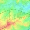 Topografische Karte Meerbeek, Reliefkarte, Höhenkarte